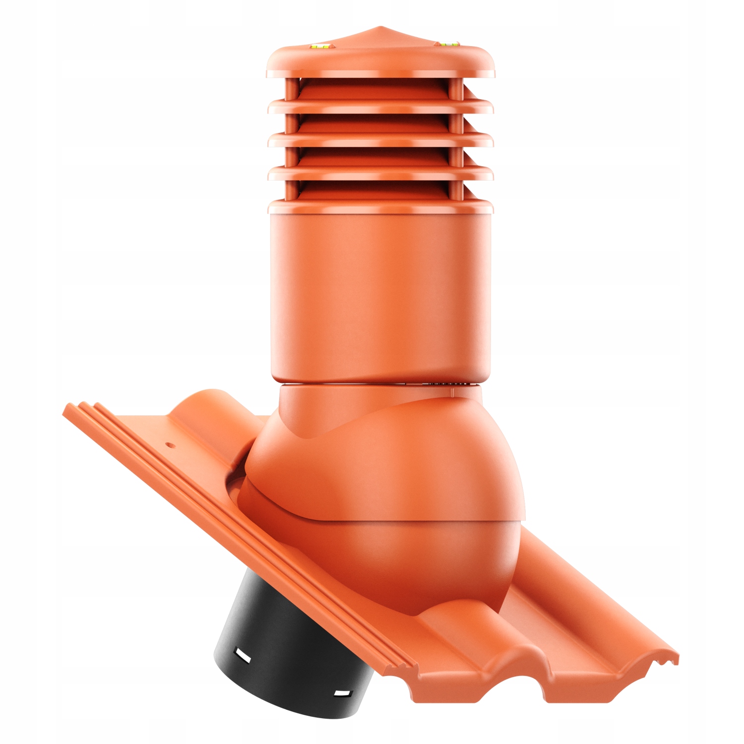 větrací komín Izolovaný Smart fi150 Creaton Heidelberg Červený