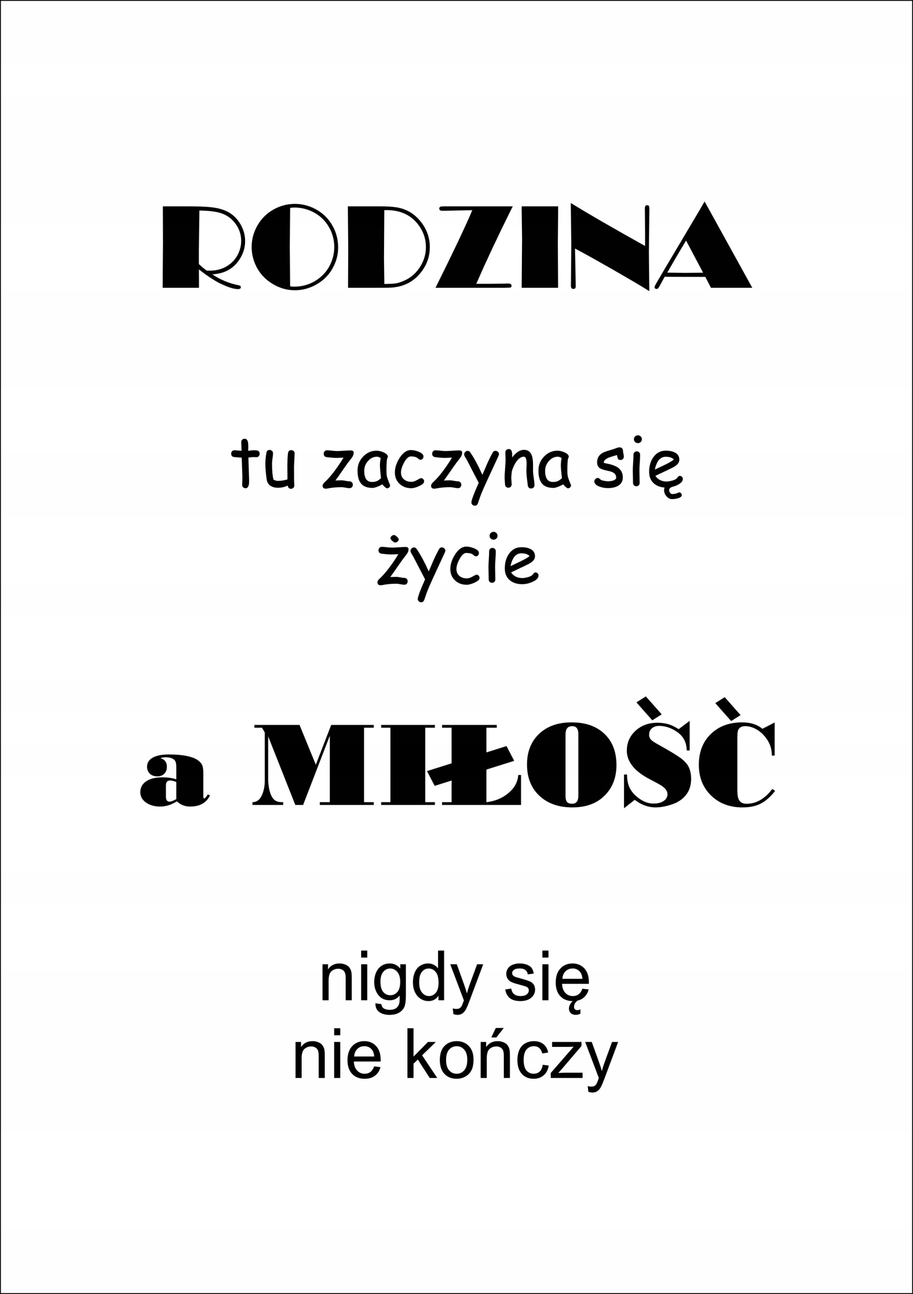 

Plakat motywacyjny złote myśli A4 bez ramy