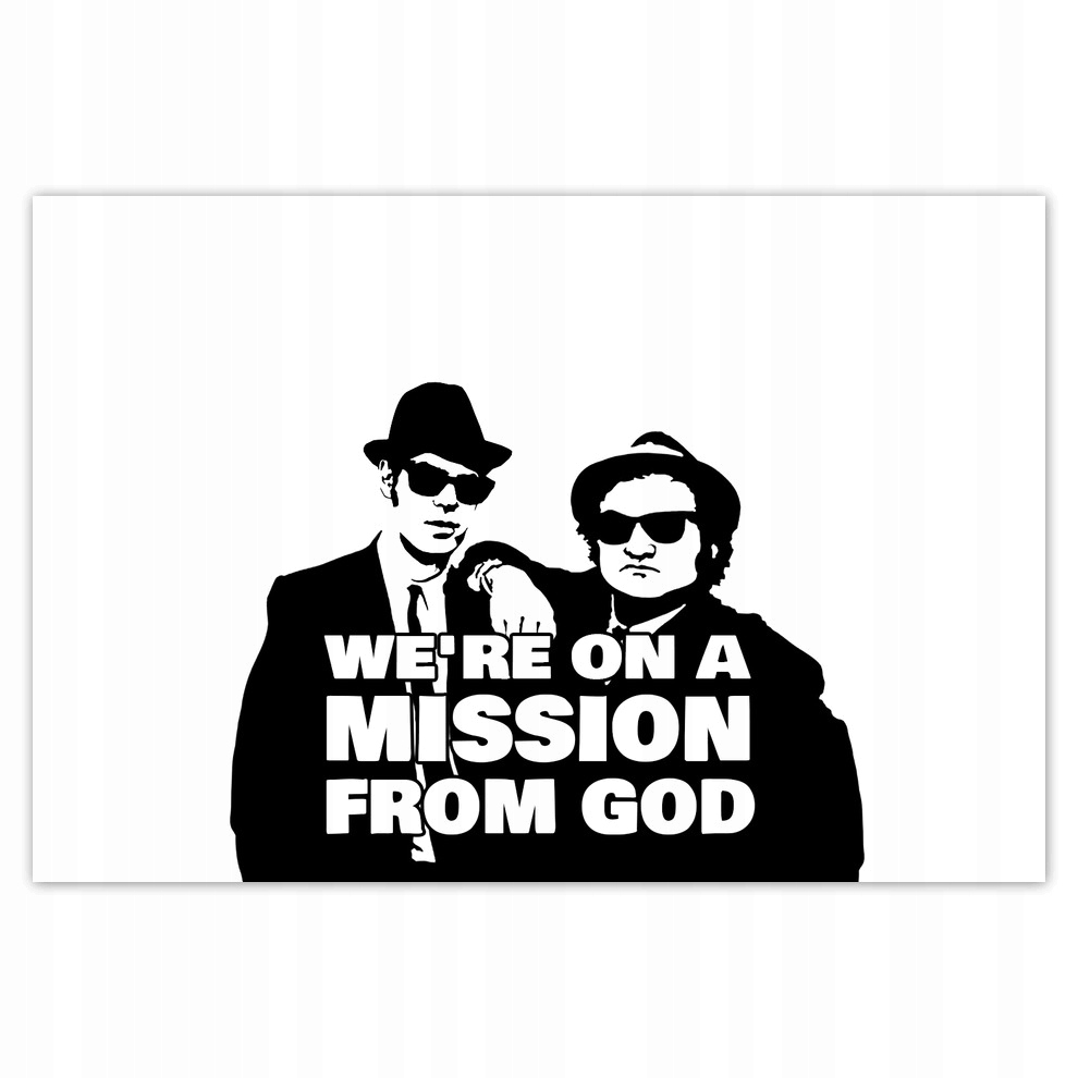 

Naklejki 185x125 Blues Brothers Mission