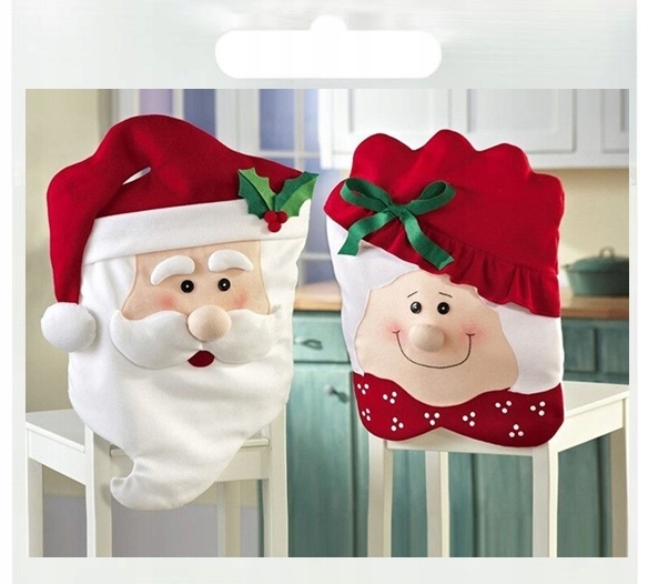 

Pan i Pani Mikołaj. Pokrowce na krzesło