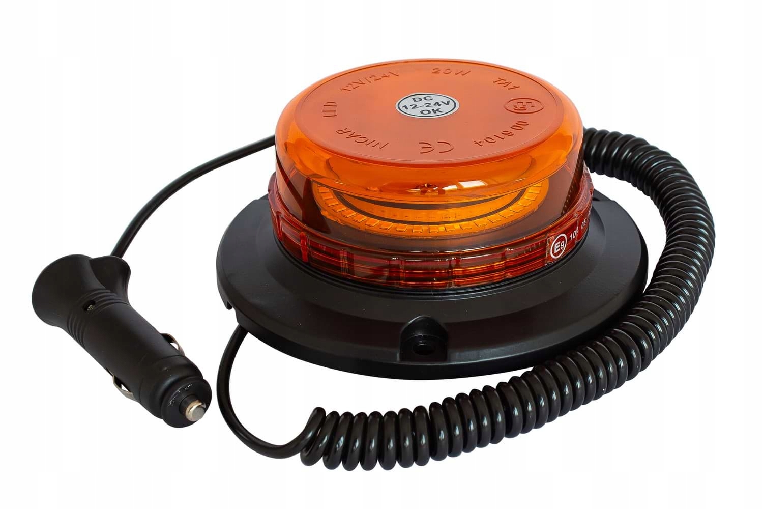 Lampa błyskowa ostrzegawcza kogut LED na magnes