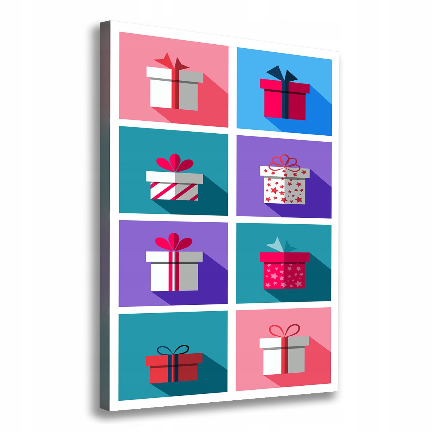 

Foto obraz na płótnie do salonu Prezenty 70x100 cm