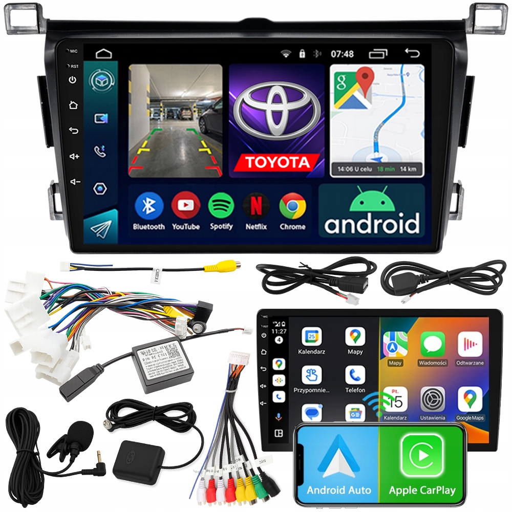 Radio Navigace Android RS-305 Toyota RAV4 2013-2018 2GB 9"
