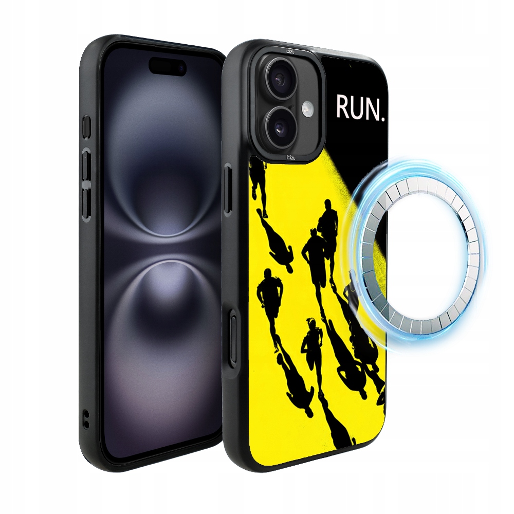 Pouzdro pro iPhone 16 Ibizu DropGuard Matt s MagSafe, Běh mistrů