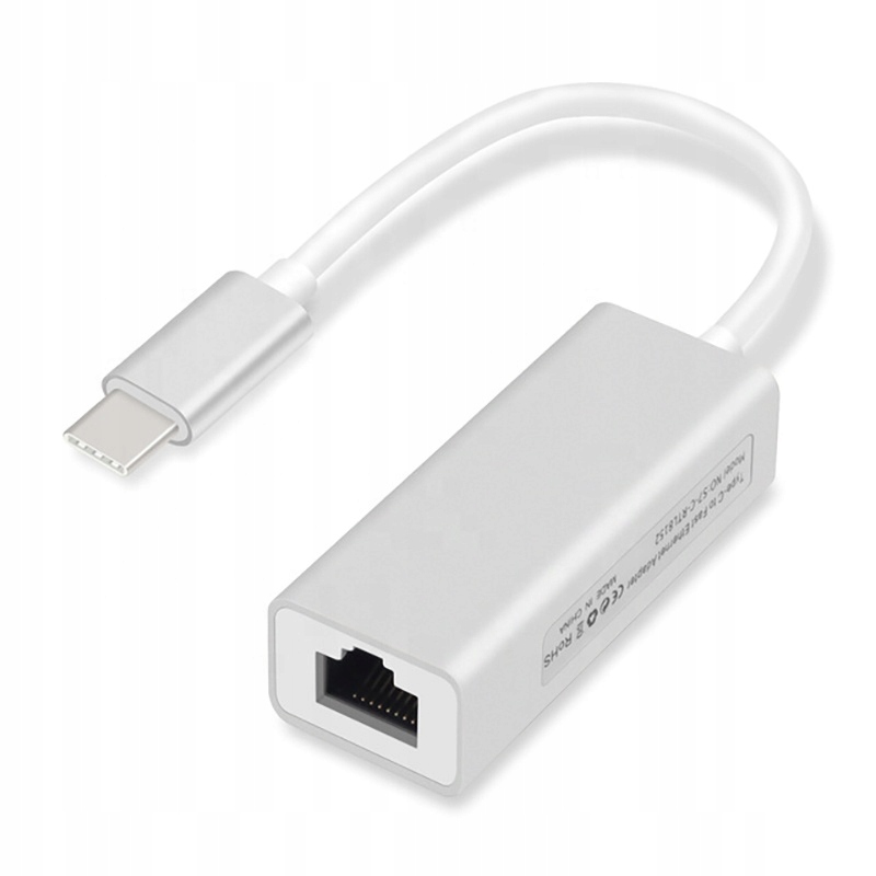 

Karta Sieciowa Usb-c RJ45 Lan Ethernet 10/100Mbps