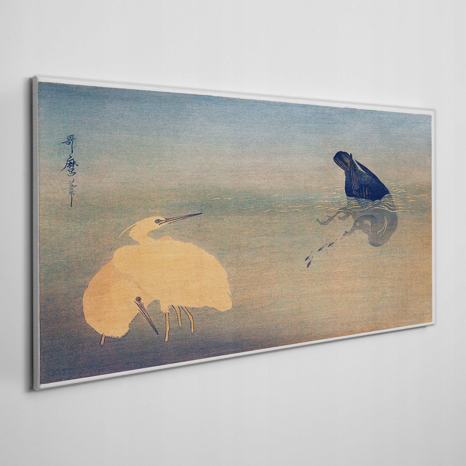 

Obraz na płótnie Zwierzęta ptaki woda 120x60 cm