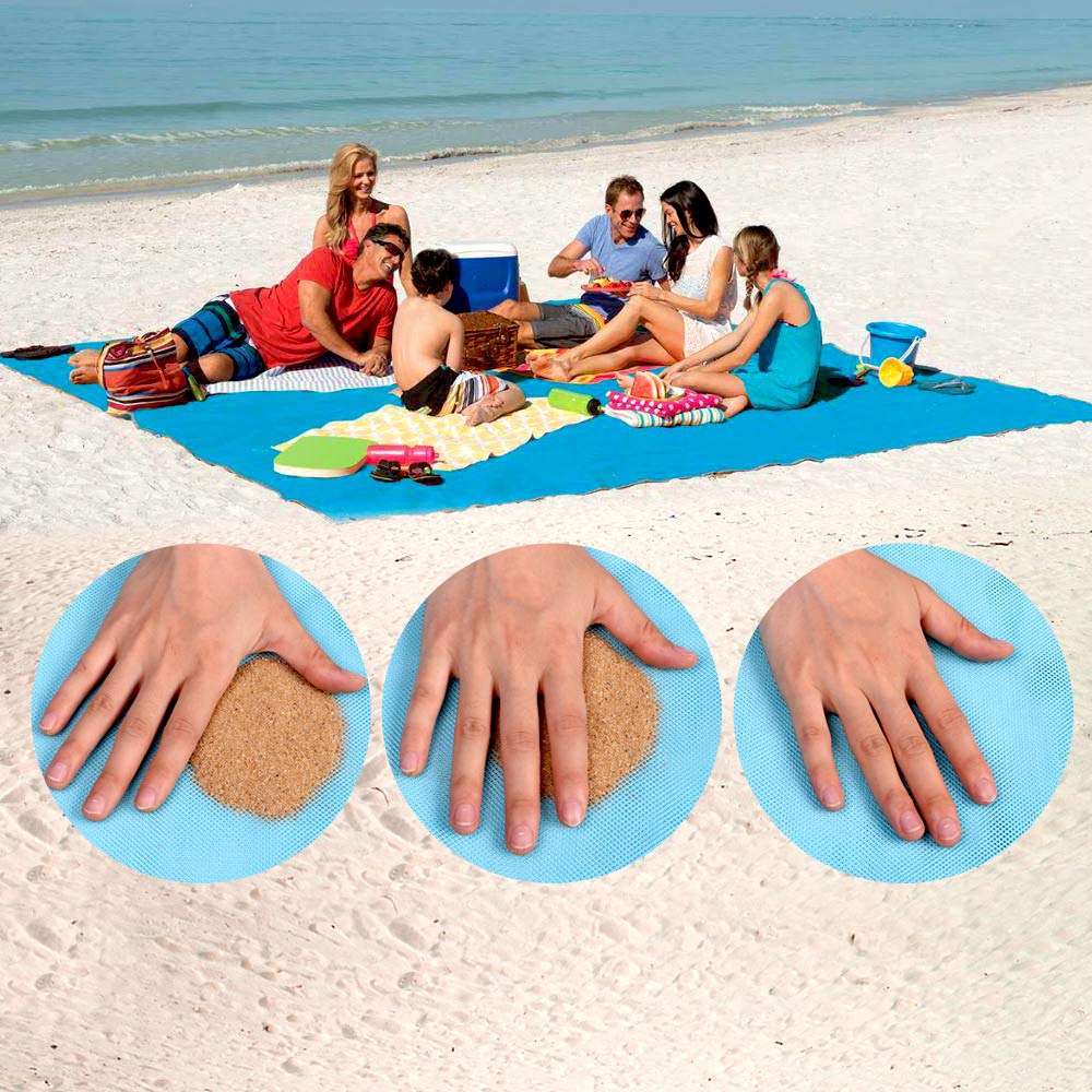 DUŻA Mata Koc Siatka Piknikowy Plażowy Sand Free Model inny