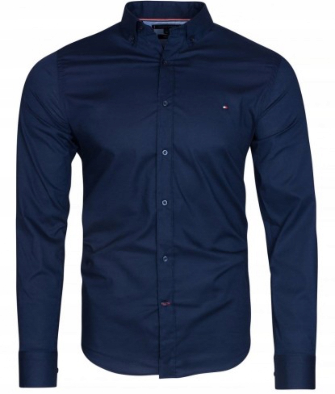KOSZULA TOMMY HILFIGER SLIM FIT Granatowy 3XL