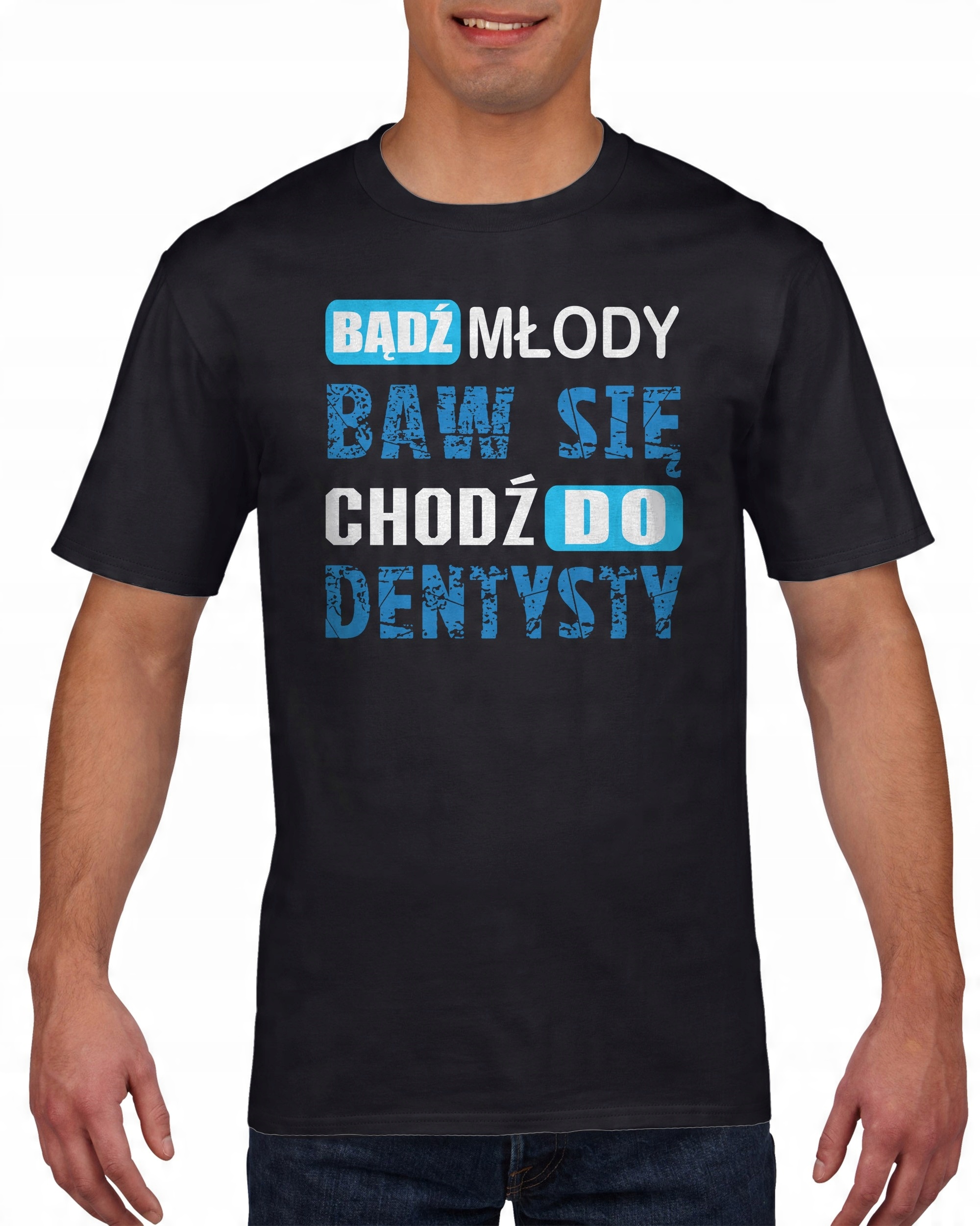 

Koszulka męska Bądź młody XXL