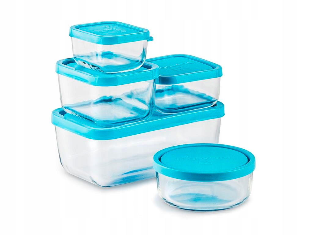 Komplet 5 Pojemników Frigoverre Bormioli Rocco