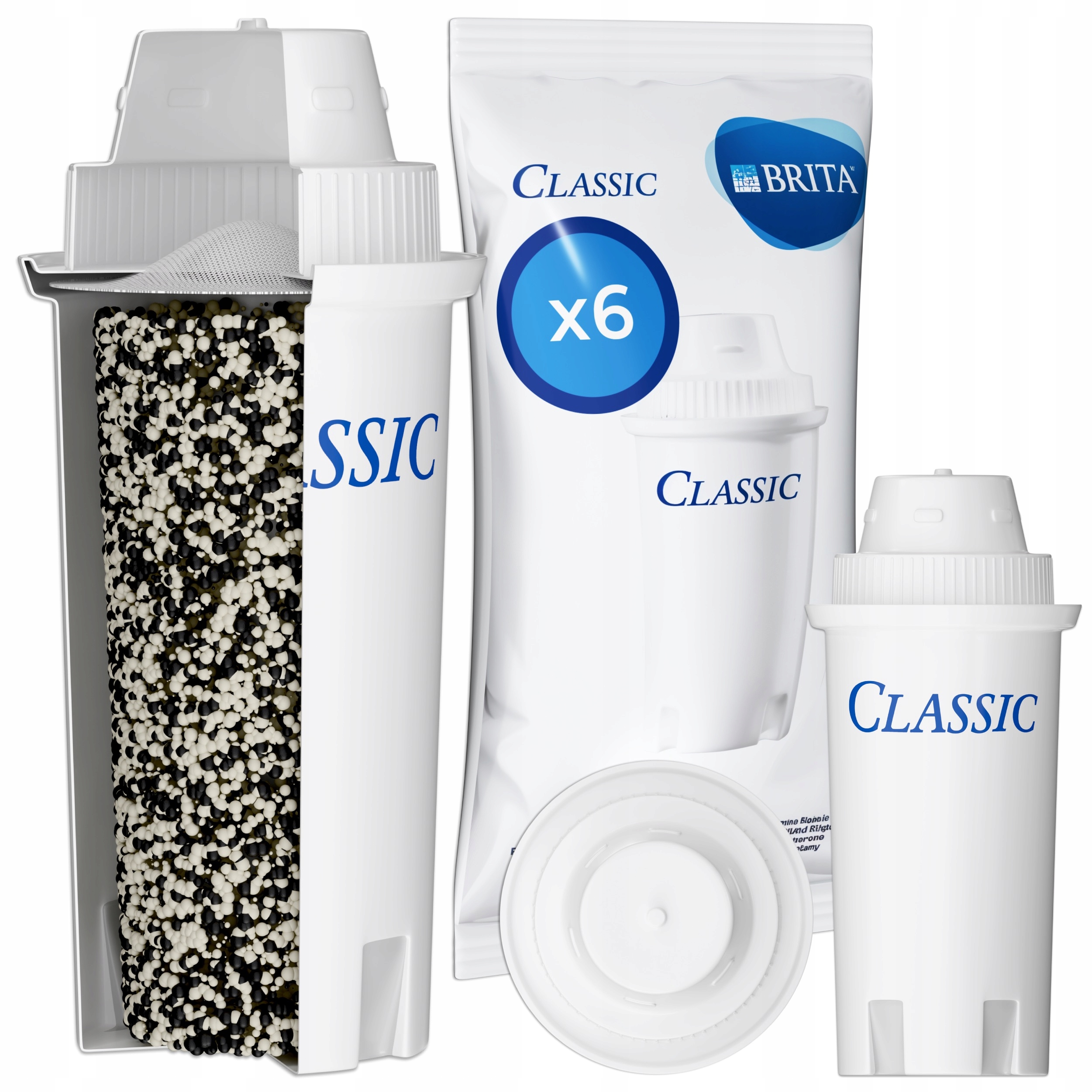 Wkład Filtrujący Do Dzbanka Wody Brita Classic Filtr 150l 6szt