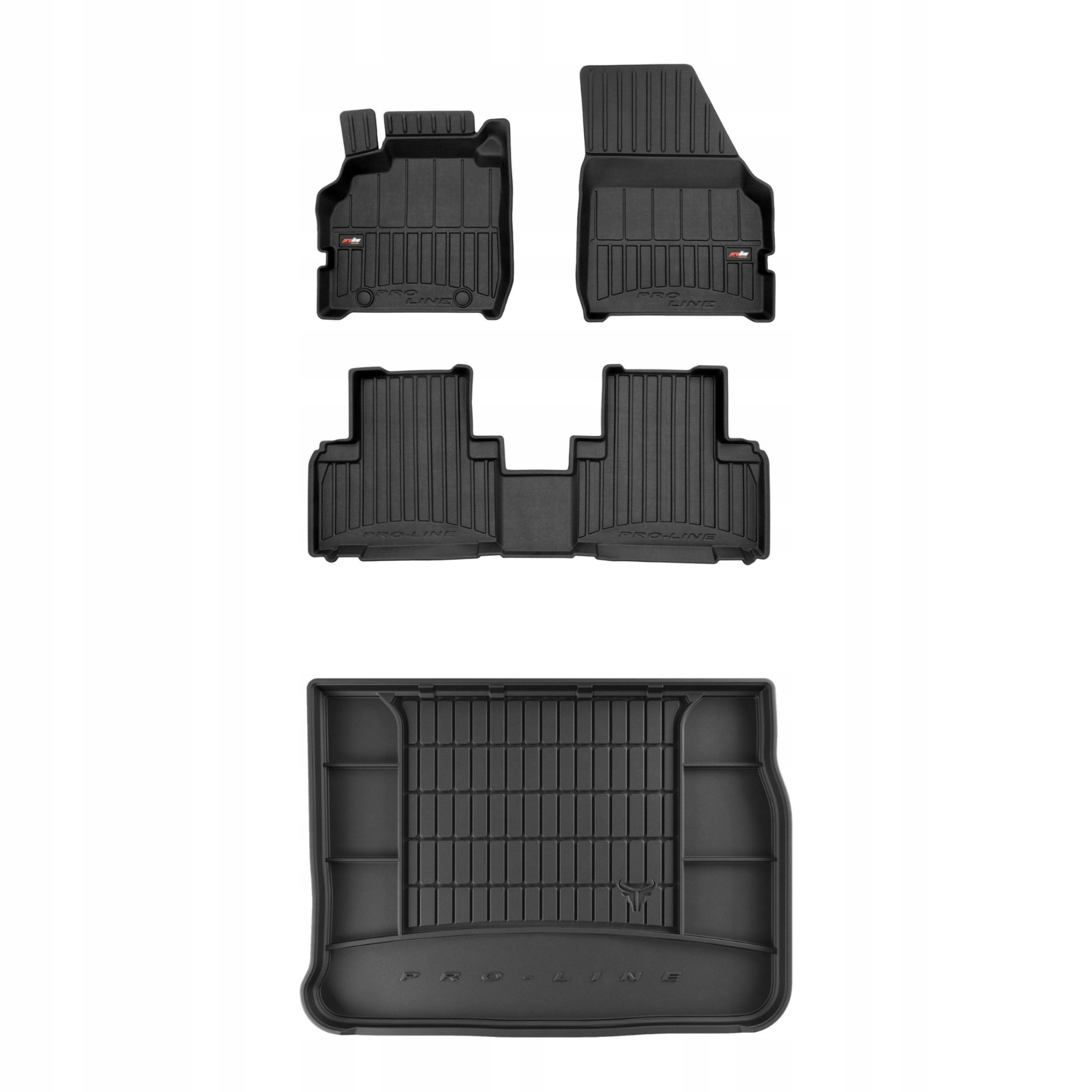 Sada gumových koberců a rohoží pro Renault Scenic II 2003-2009