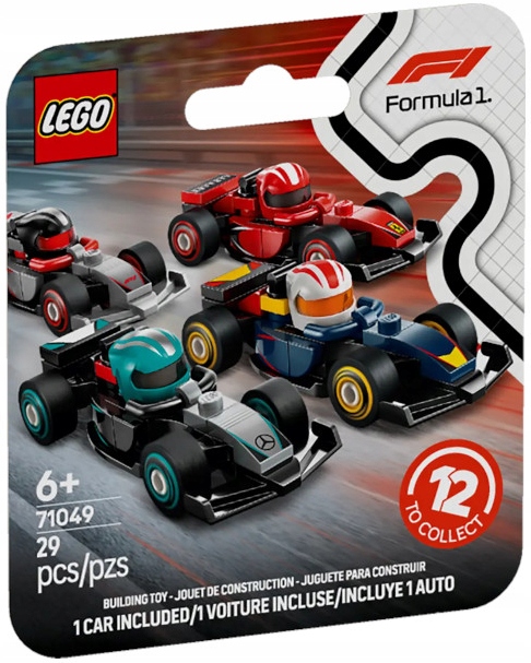 LEGO 71049 MINIFIGURES AUTÓ FORMULA F1 VCARB NR8 Termékszám 71049-8