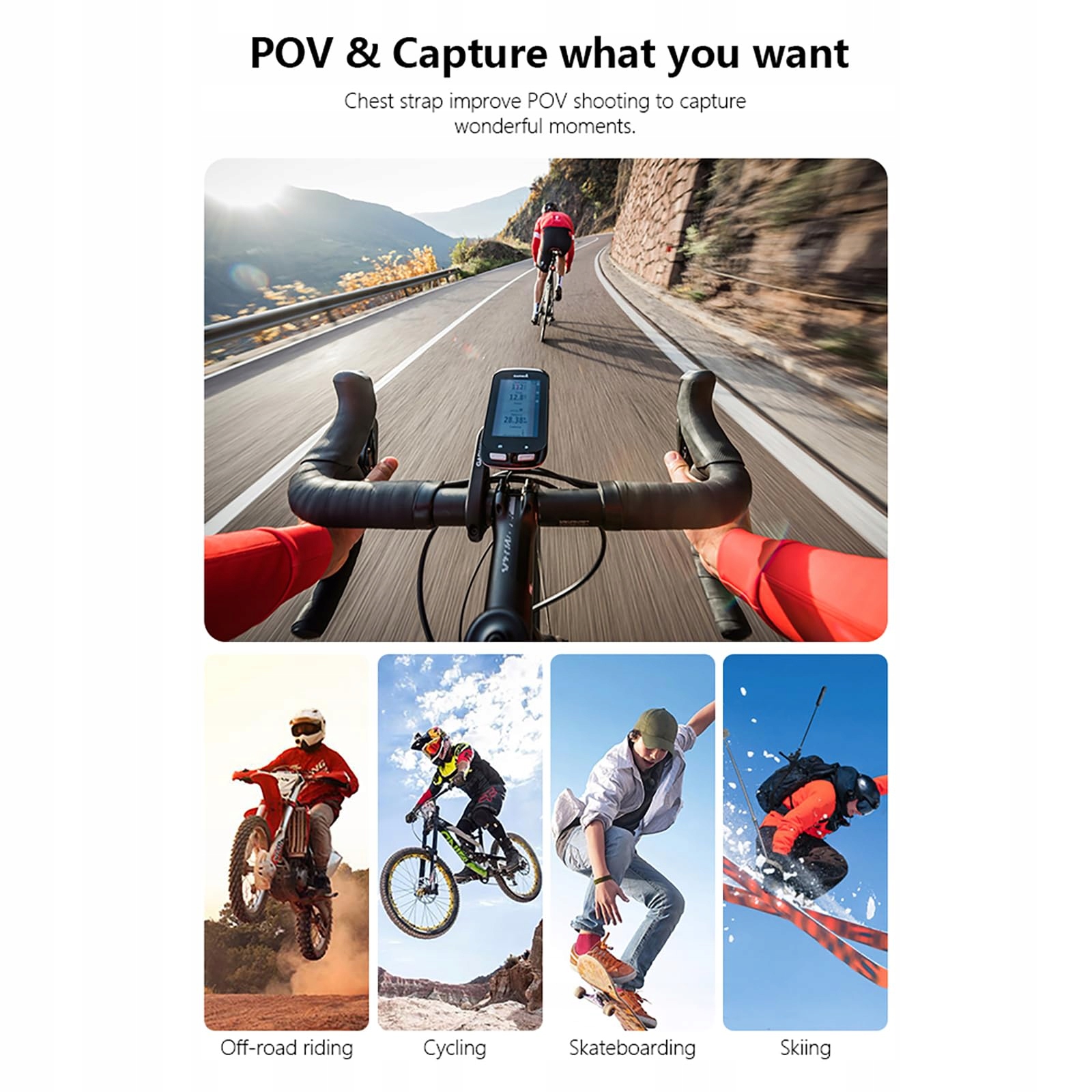 Pas Na Klatkę Do DJI Osmo Action Uchwyt Magnetyczny Adapter NEOSOU — miniatura 7