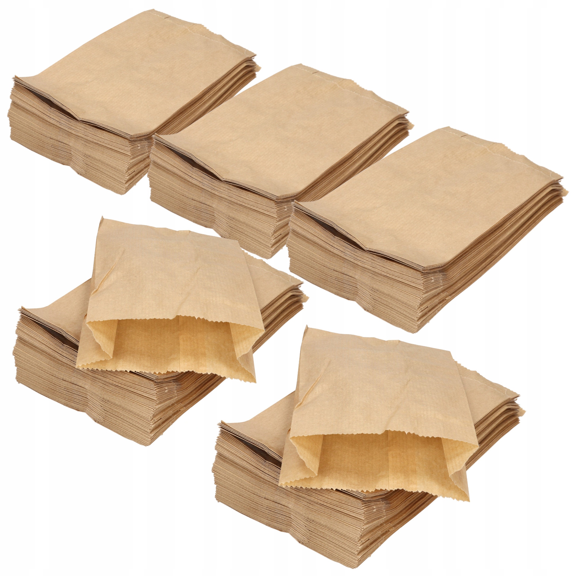 

Torebki torby papierowe 12x21x5 brązowe 500 szt.