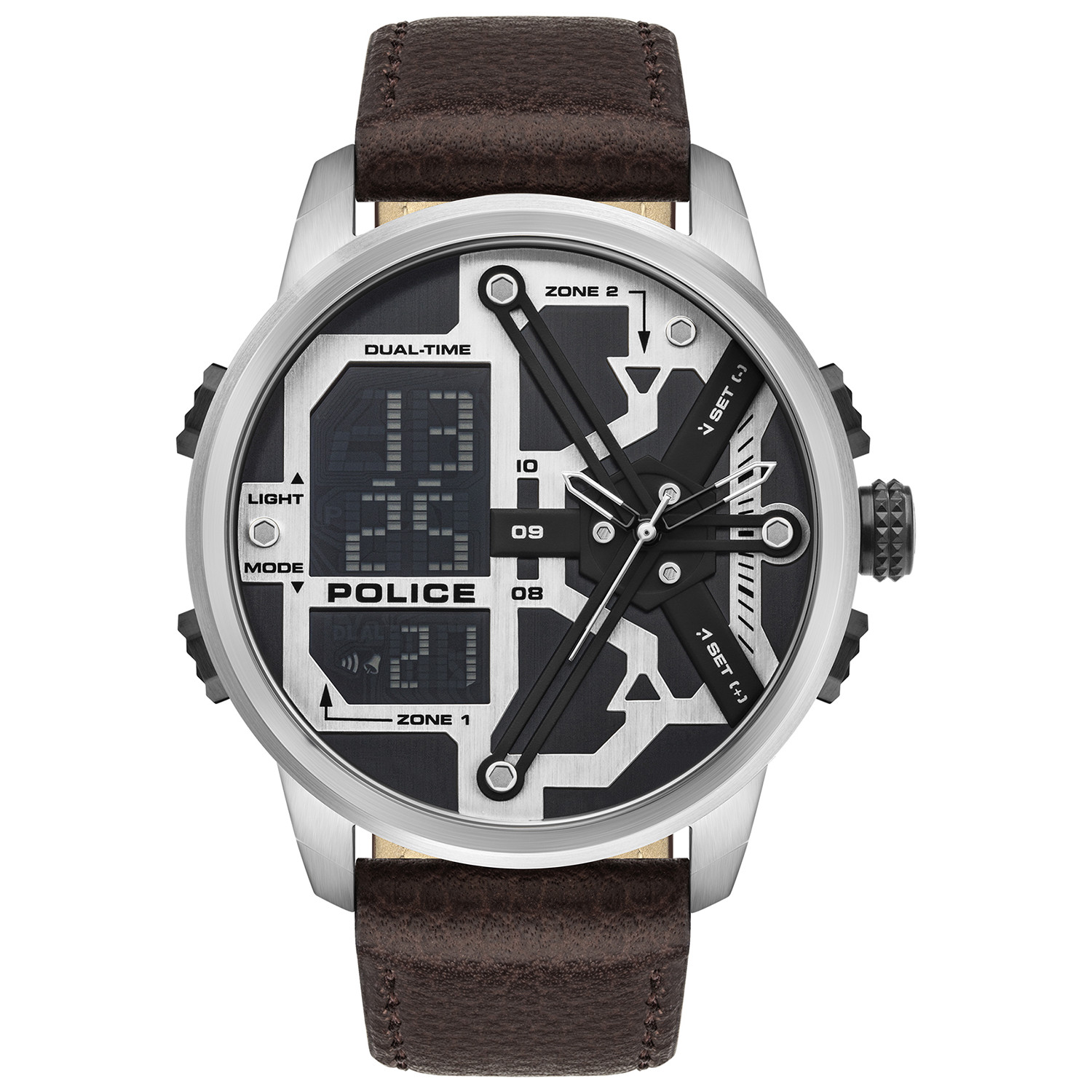 Pánské Hodinky Police PL.PEWJD2003201 hnědé