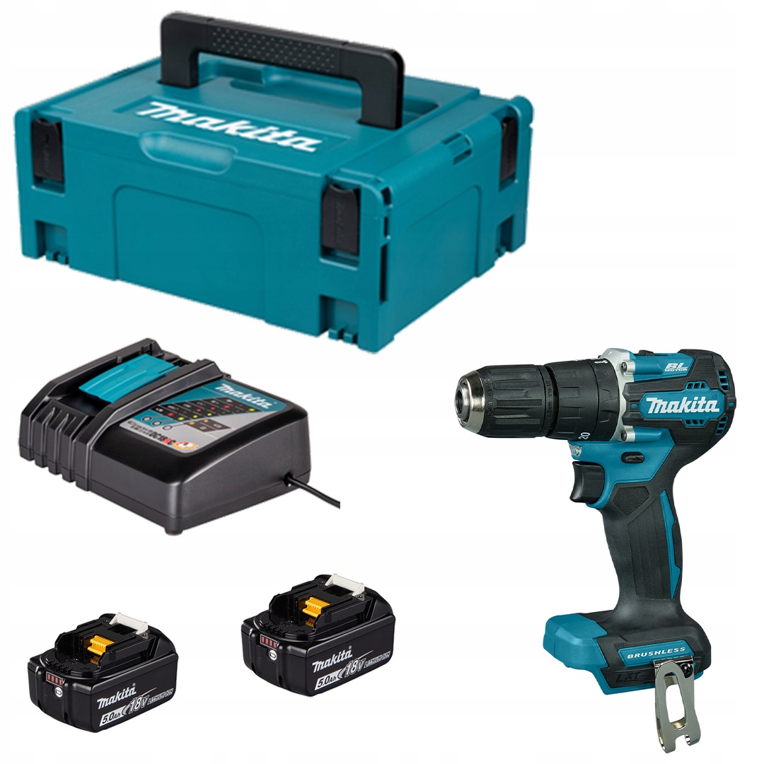 Aku Vrtačka Makita DHP487RTJ Lxt 18V 2x5Ah Bl Xpt kufr