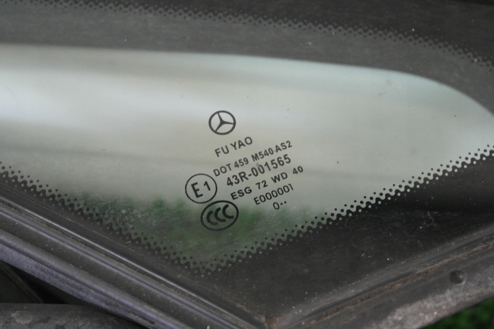 MERCEDES E-KLASA W207 COUPE window bodywork right left + gasket OE