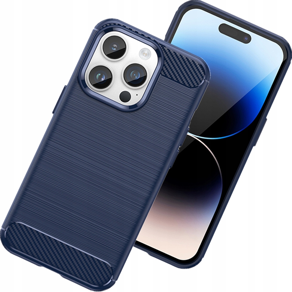 Carbon Case etui iPhone 14 Pro Max elastyczny żelowy pokrowiec na tył