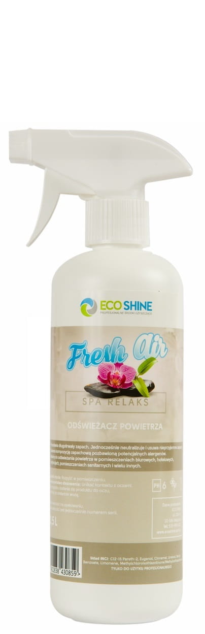 

Eco Shine Fresh Air- 0,5L Spa Relaks Odświeżacz