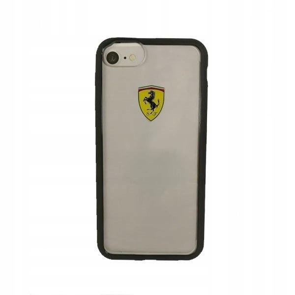 Ferrari Hardcase FEHCRFP7BK iPhone 7/8/SE 2020 Se 2022 transparent/black