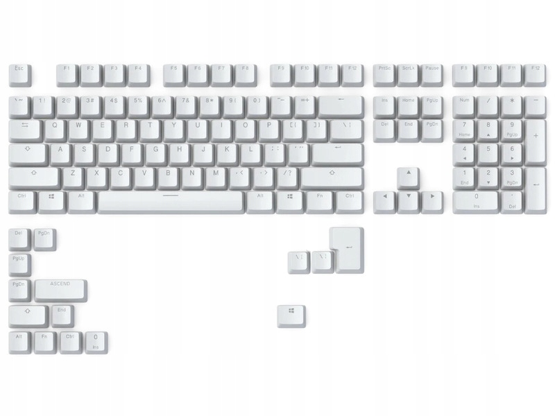 Klawisze Glorious Gmmk Doubleshot V2 Biały