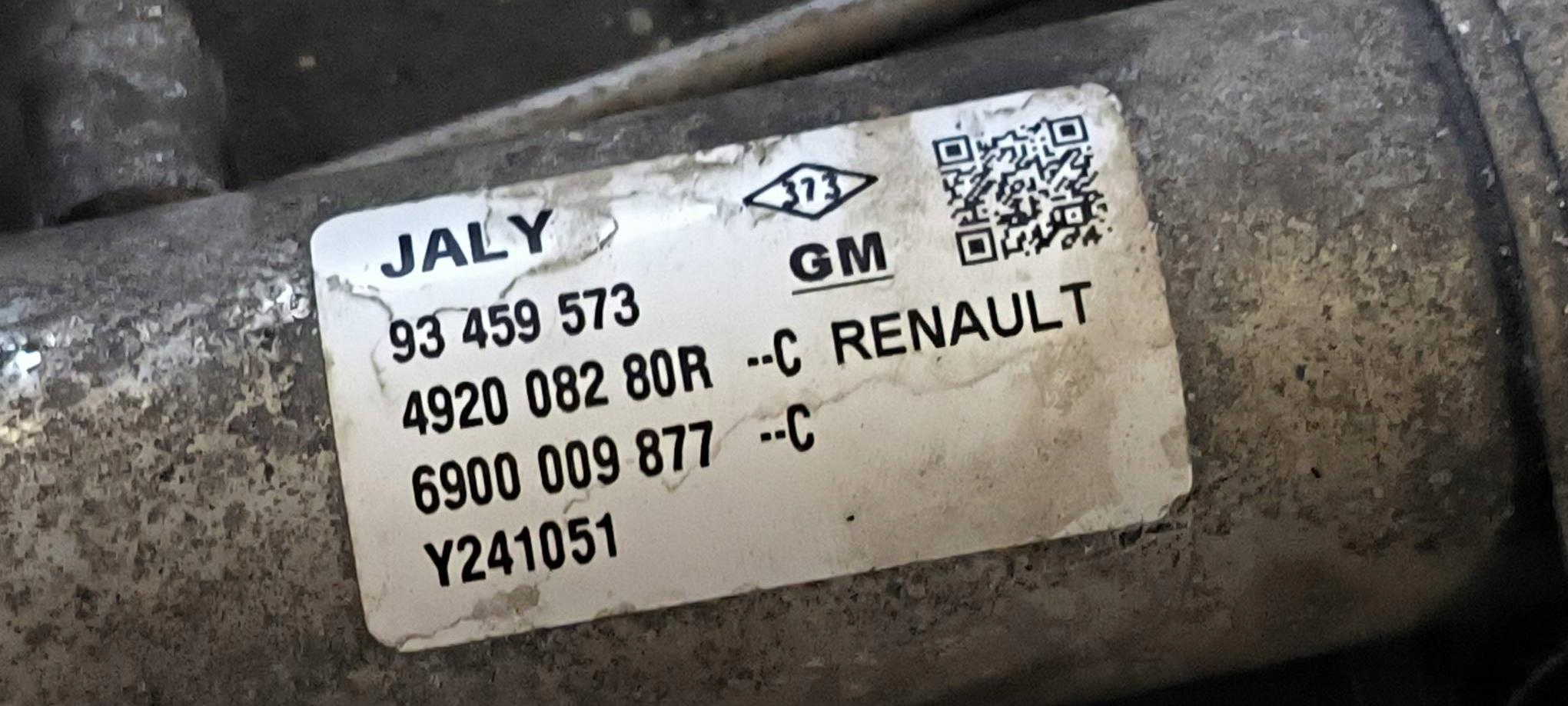 control 492008280R RENAULT TRAFIC III LIFT