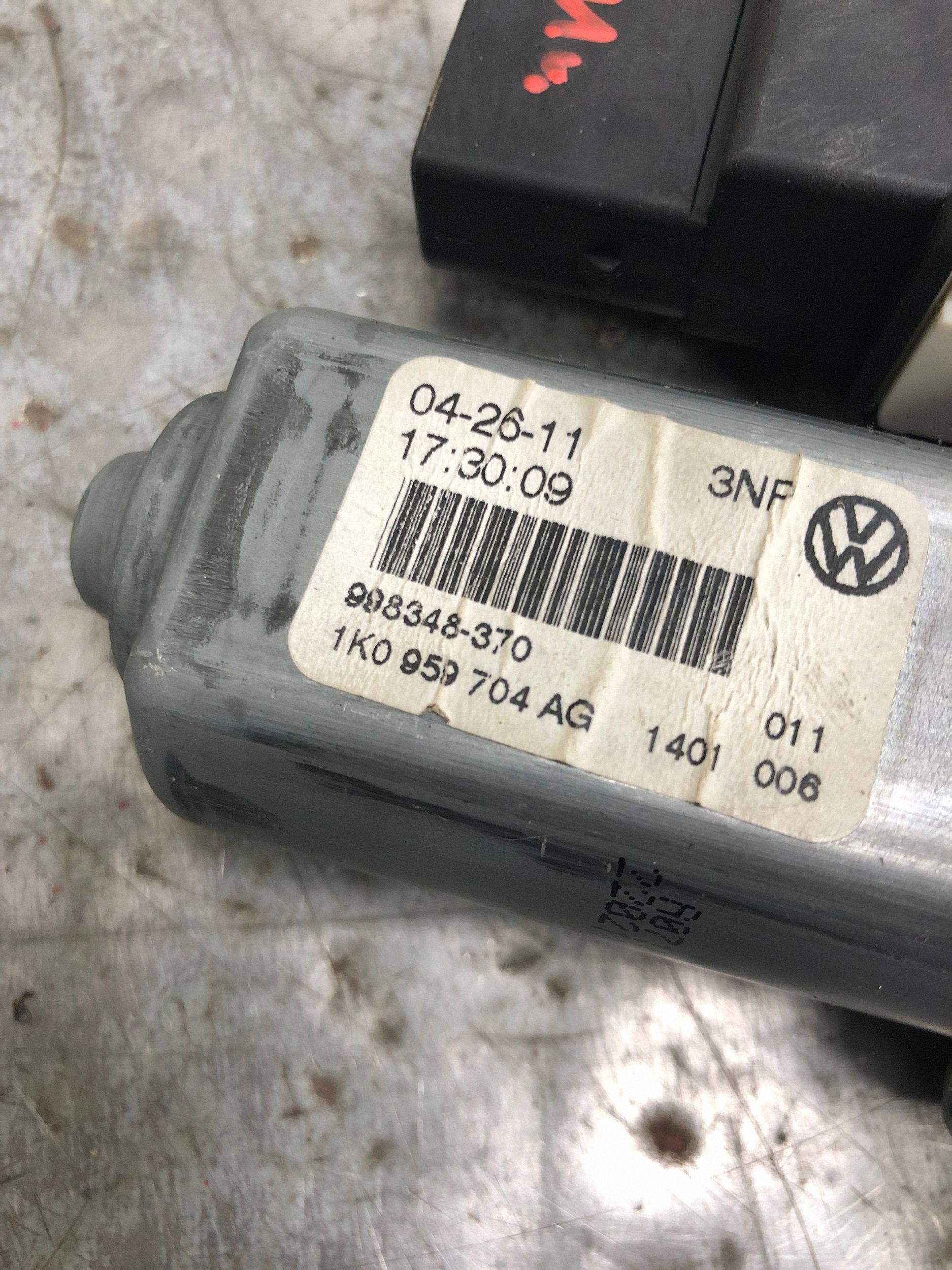 mini motor windows right rear part VW GOLF VI KOMBI 1K0959704AG