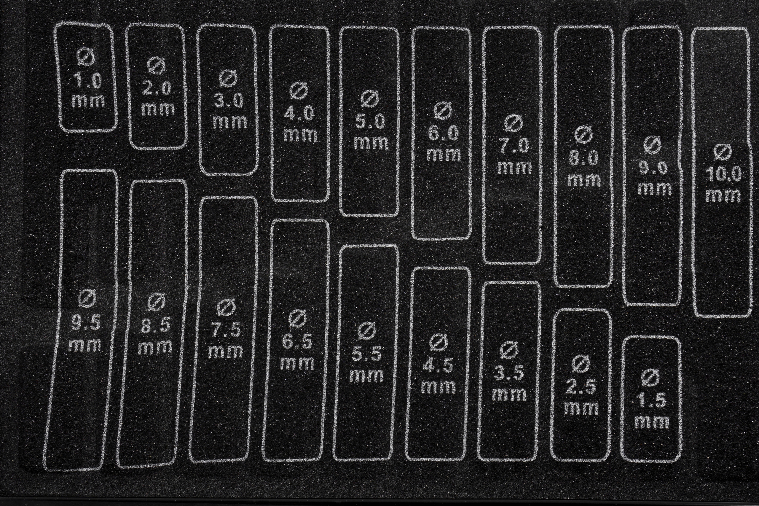 СВЕРЛА ПО МЕТАЛЛУ НАБОР СВЕРЛ, 170 шт. Марка HSS Notig Tools