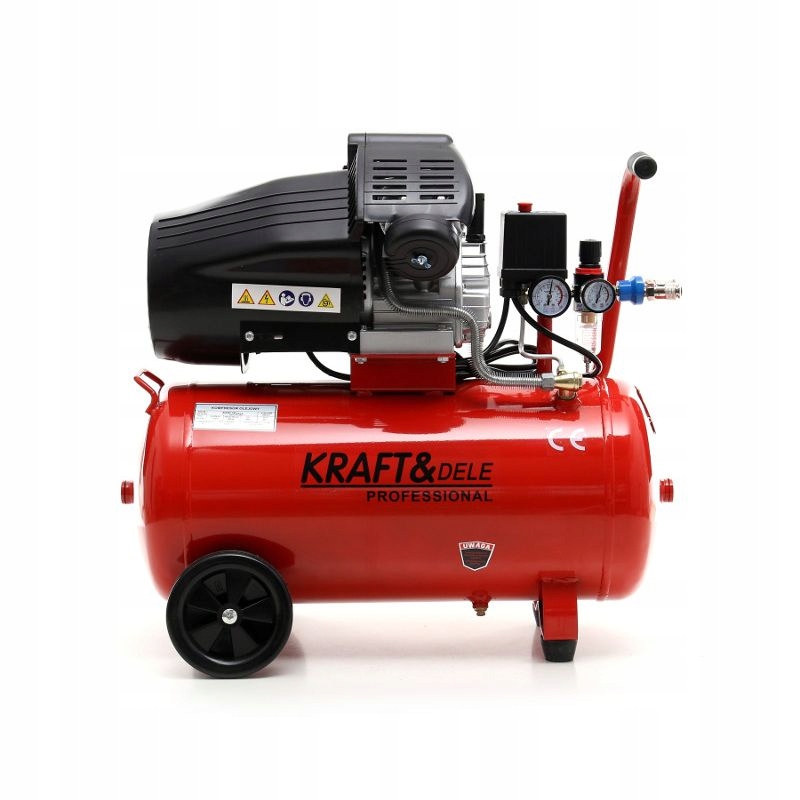 Kompresor olejowy 50L 2 Tłoki KD1479 + Seperator