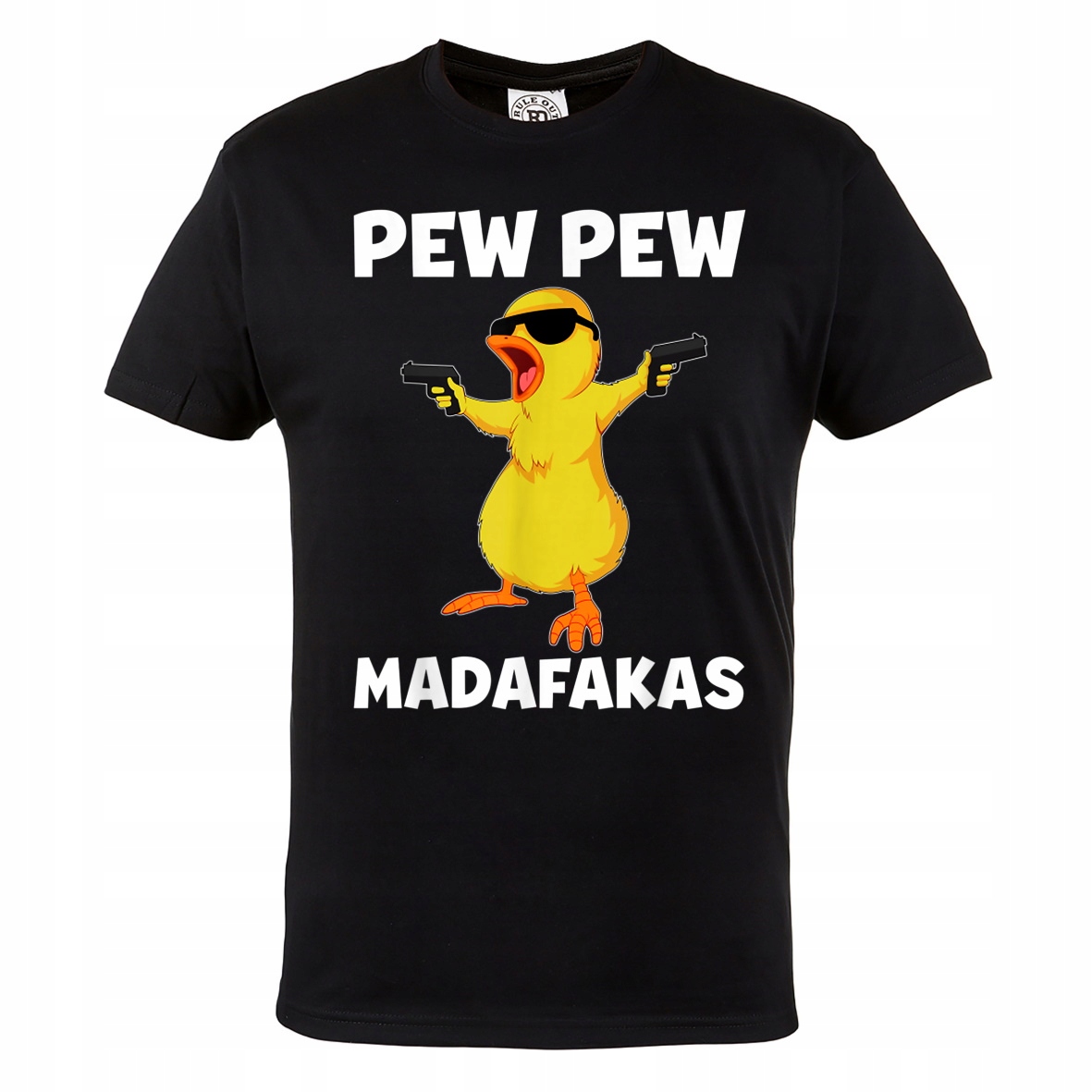 

Męska Koszulka Z Kurczakiem Pew Pew Madafakas
