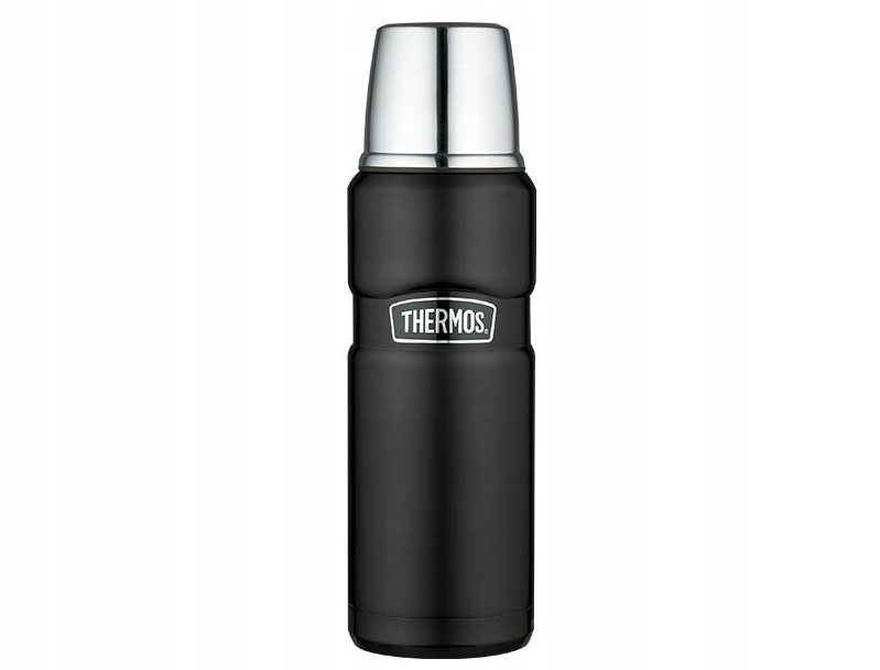 Thermos na napoje 470 ml, czarny mat (termos)