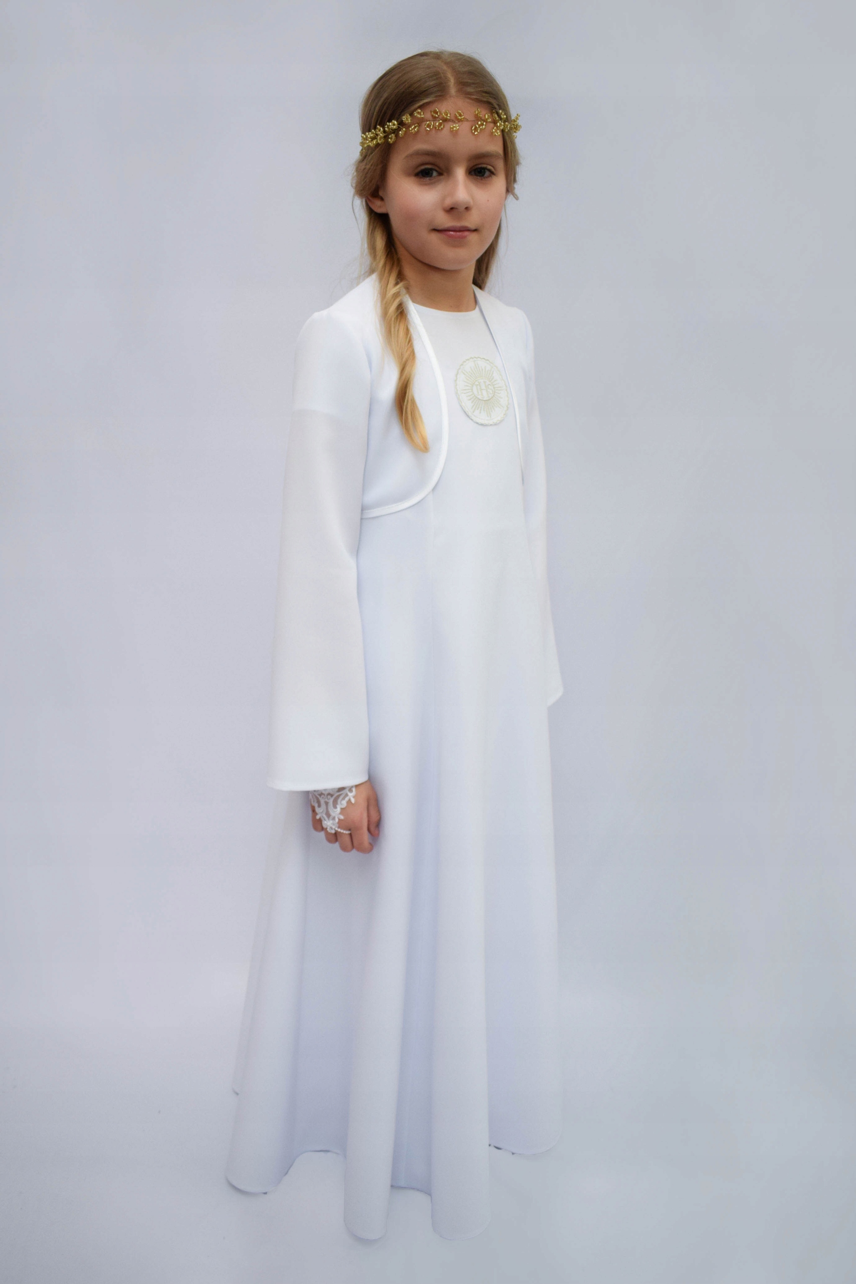 Sukienka komunijna Lena rozmiar 128S Materiał dominujący poliester