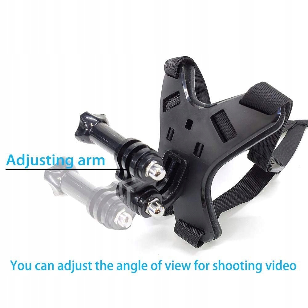 Uchwyt na Kask Motocyklowy Pod Brodę do GoPro DJI Osmo Action Lizaty — miniatura 6