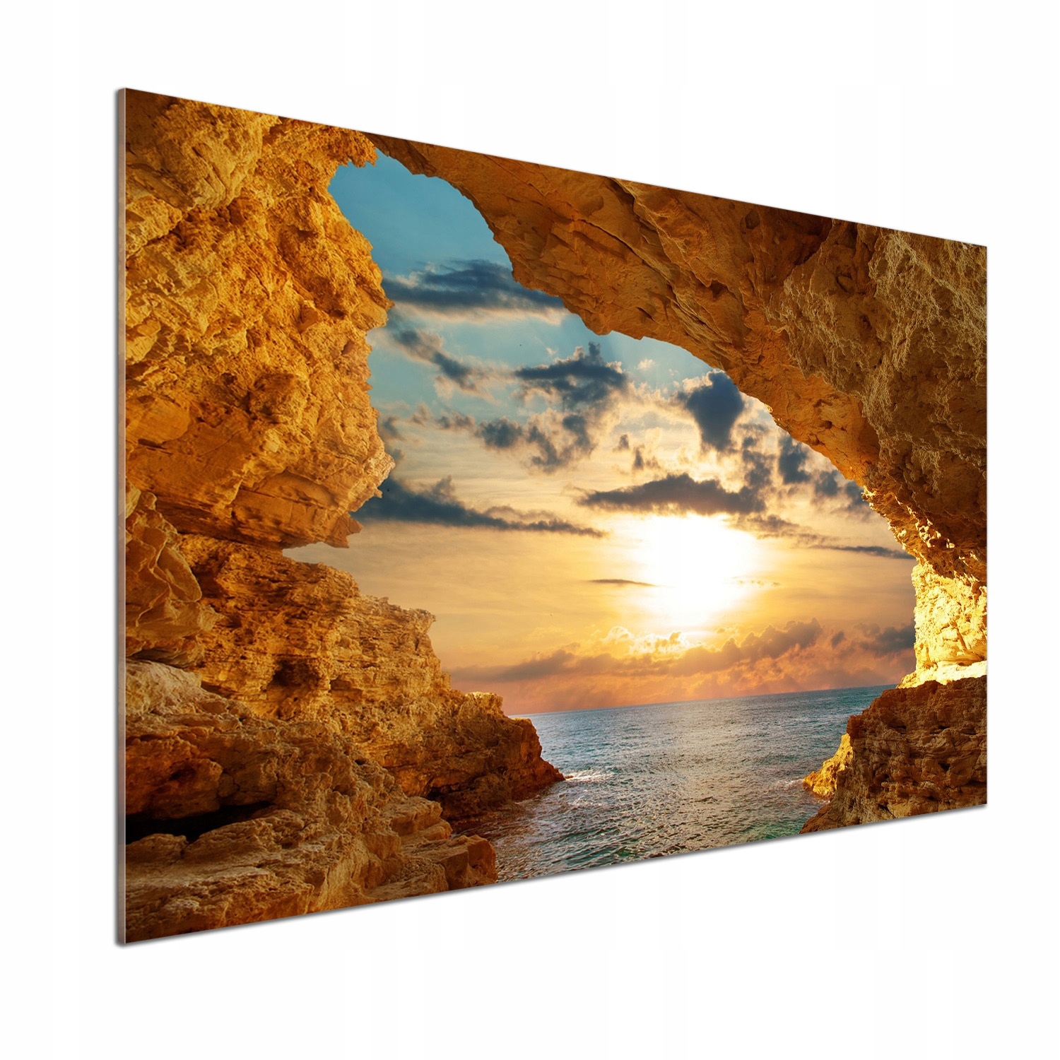 Kuchyňský panel Grota nad mořem 100x70 cm Lepidlo