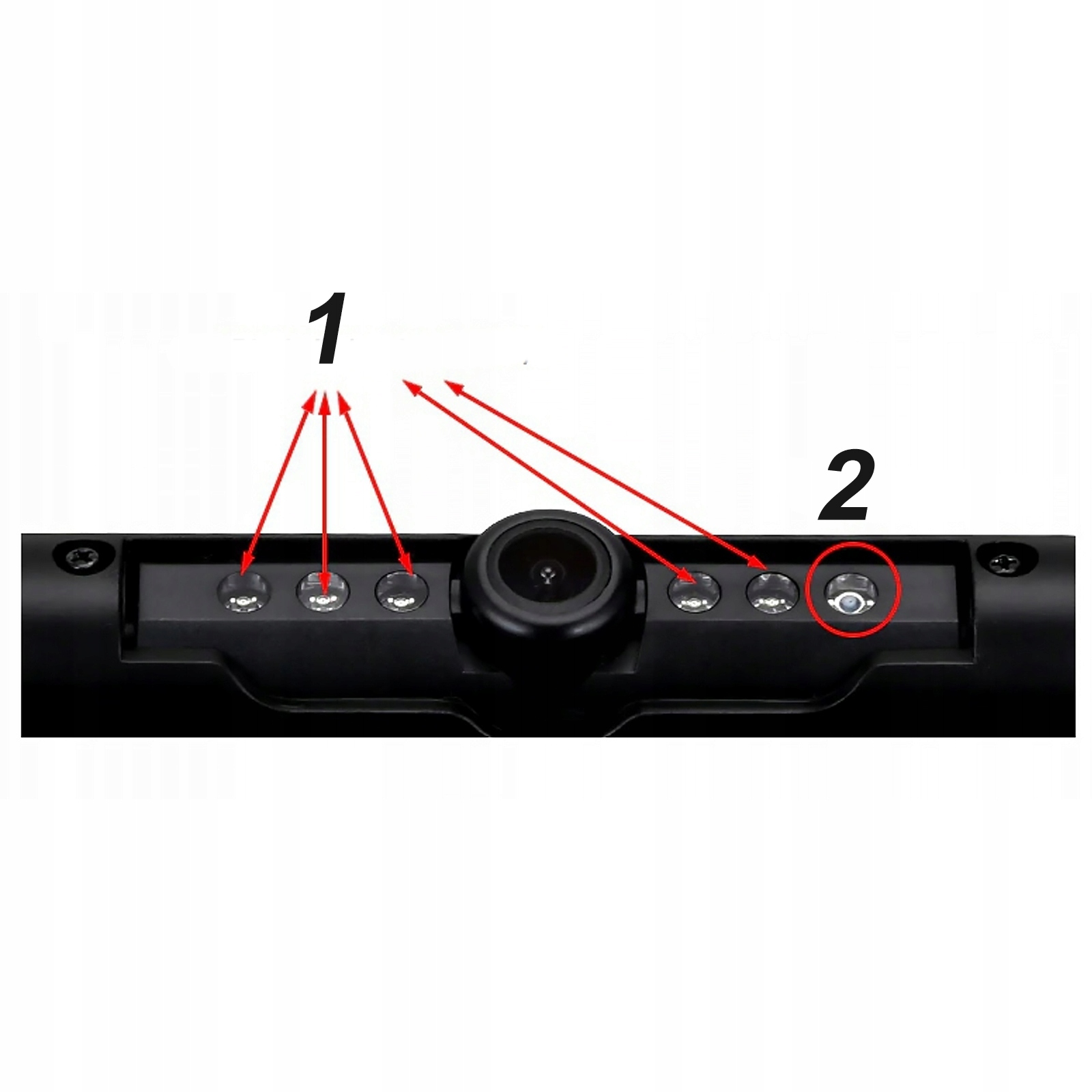 KAMERA COFANIA SONY W RAMCJE REJESTRACYJNEJ SZEROKI KĄT Numer katalogowy producenta CMD-890