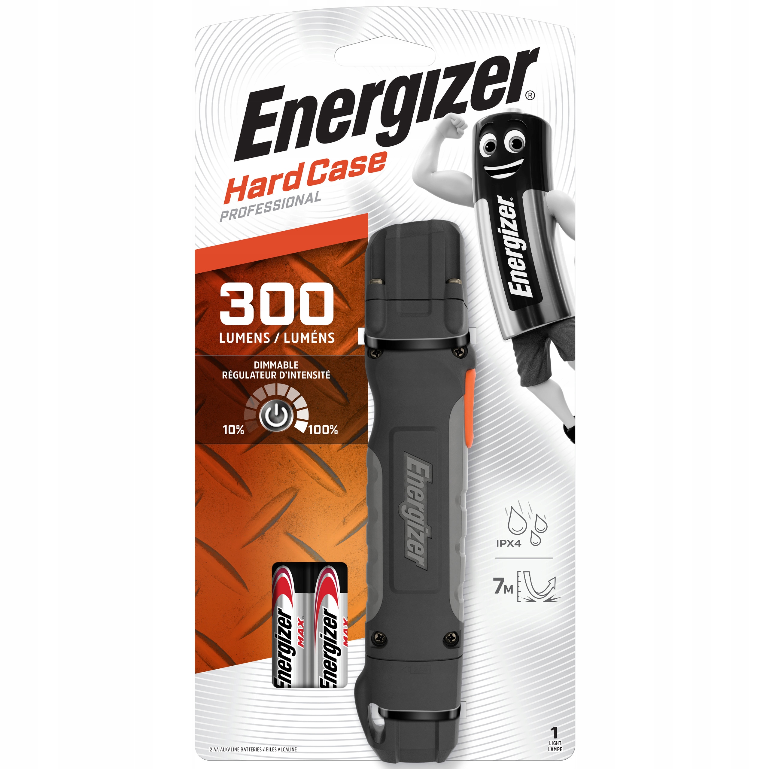 

Latarka Energizer Hardcase Handheld 2*AA 300lm