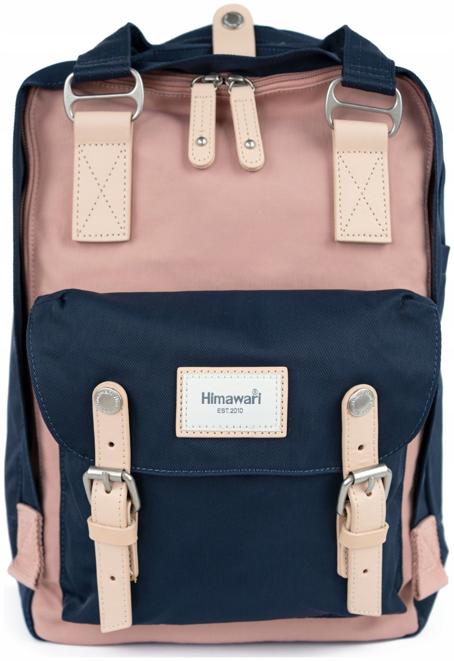 Batoh na notebook Himawari Double Autumn S – voděodolný do práce, tmavě modrý