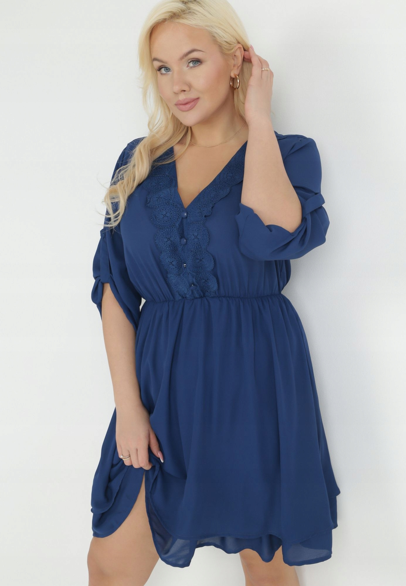Born2Be Tmavě modrá dámská Šaty XXXL