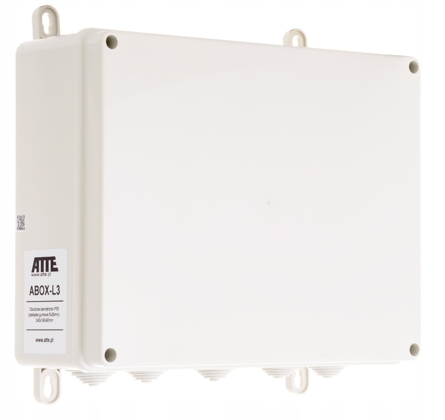 Kryt ABOX-L3 240x190x90 mm Vnější atte