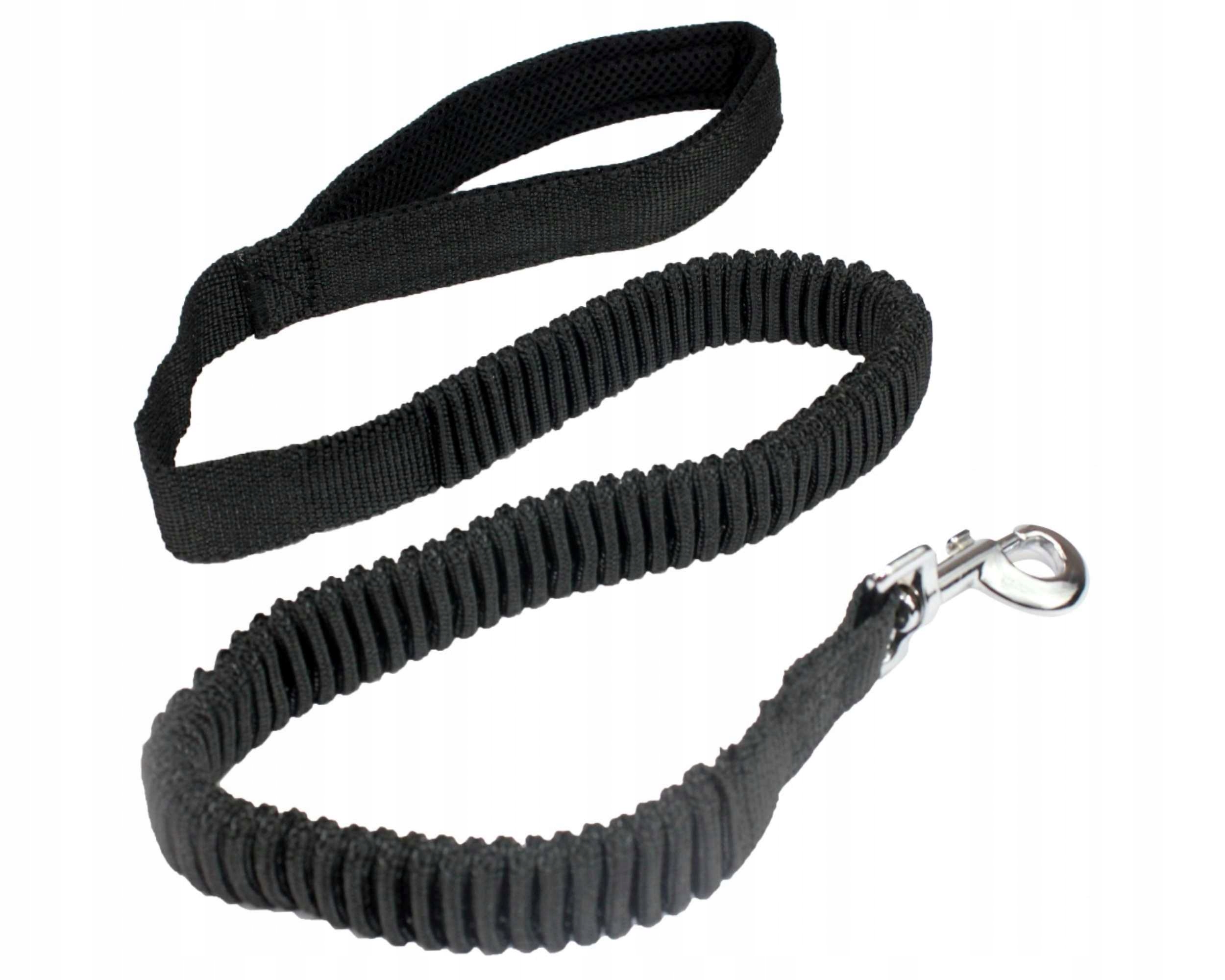 

Pet Nova smycz Bungee amortyzująca czarna 25mm