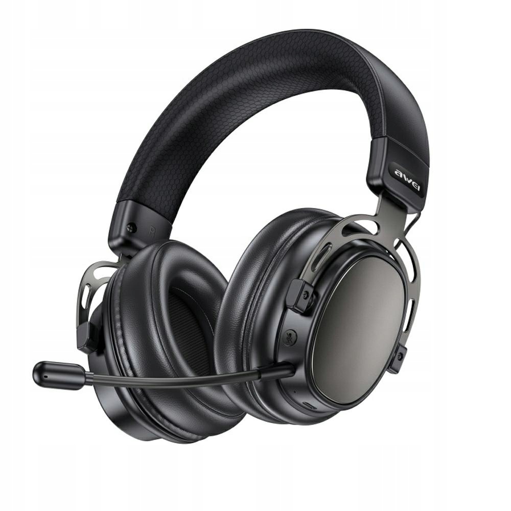 Sluchátka do uší Awei AT36 Bluetooth 5.4 bezdrátová s mikrofonem, černá