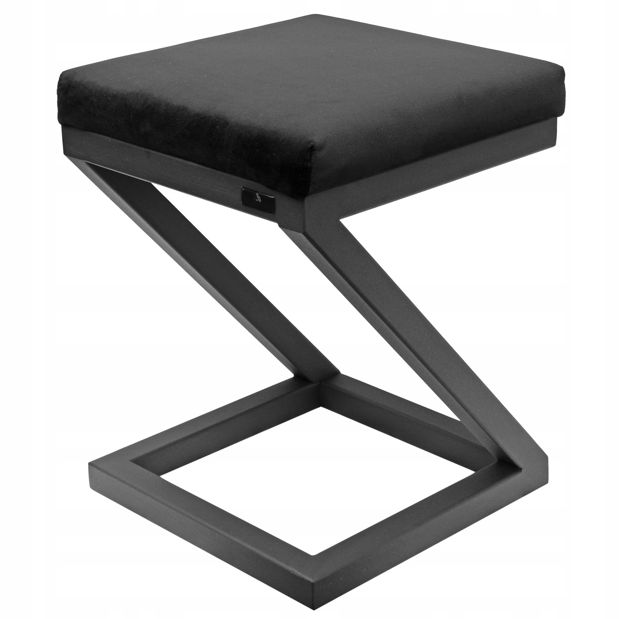 Taboret pufa styl industrialny loft Jackweld Głębokość mebla 35 cm