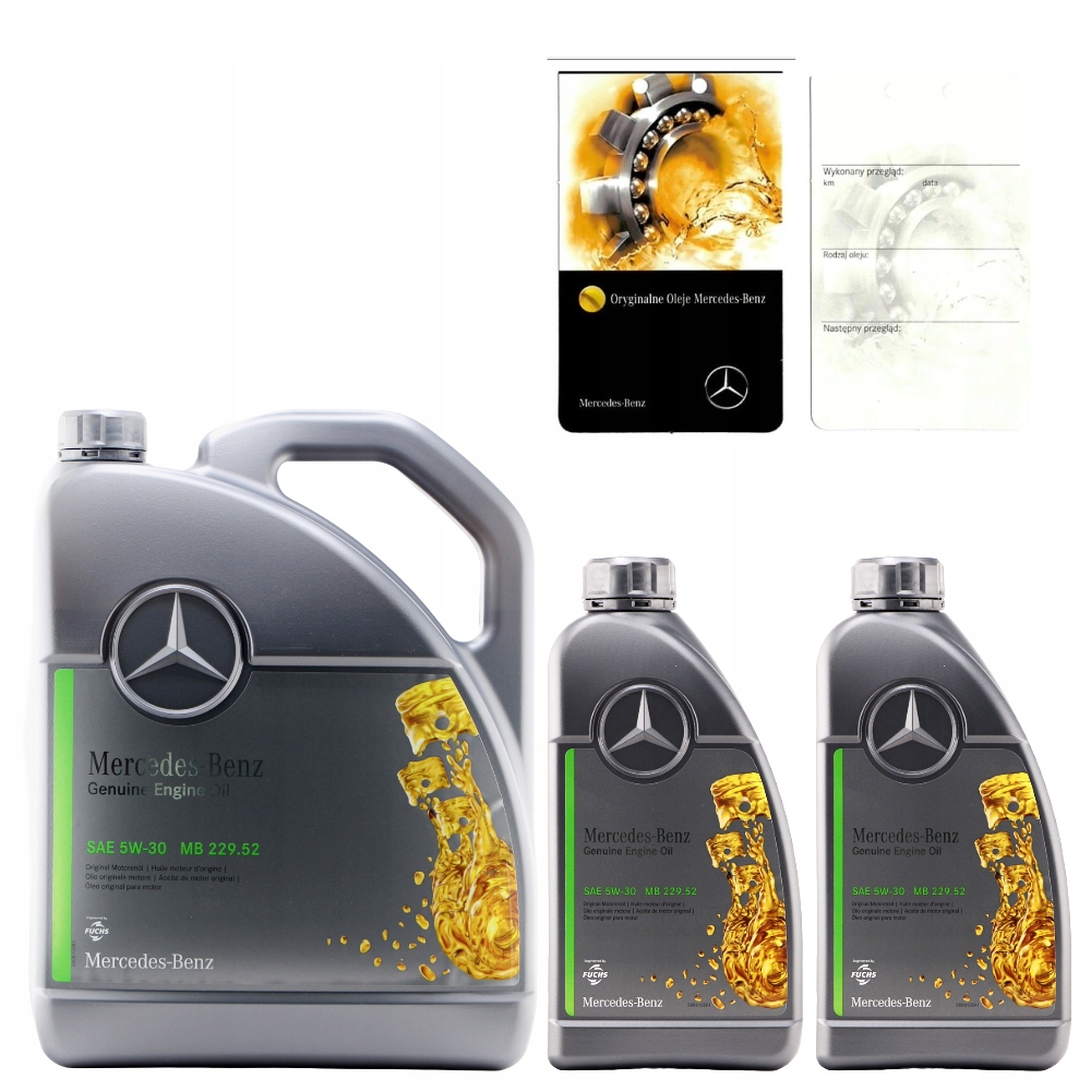 Olej 5W30 7L Mercedes Mb 229.52 5W-30 Mercedes Oe