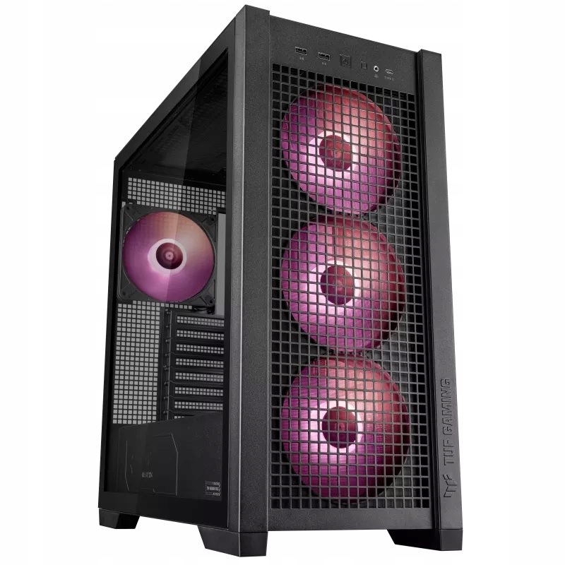 Asus case Tuf Gaming Case (GT302) Tg, Mid Tower, 4x 140mm Argb Fan, …
