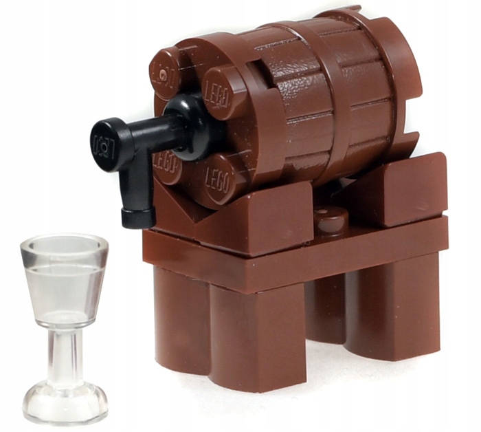 

Lego beczka kielich baryłka kran Castle kuchnia