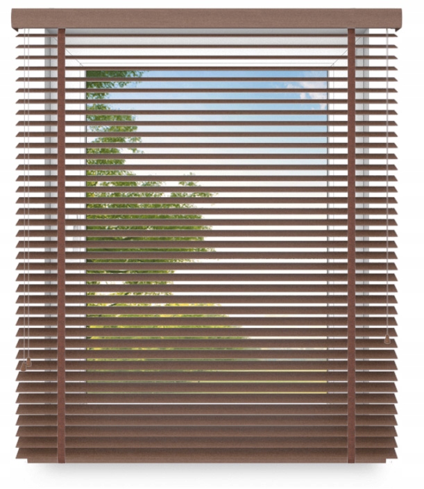 Stylová dřevěná žaluzie 150 x 130 cm Různé Barvy