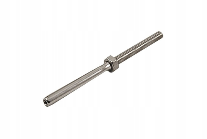 KOŃCÓWKA DO ZAWALCOWANIA LEWA 3 MM / M6 STAL NIERDZEWNA