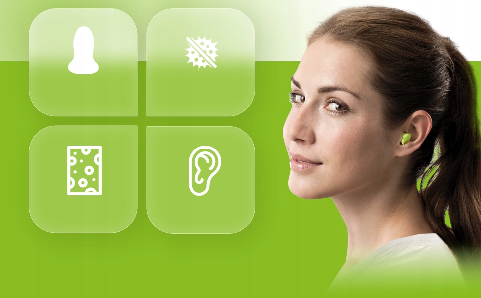 Zatyczki do uszu Moldex Contours Small 10 Par Typ stopery