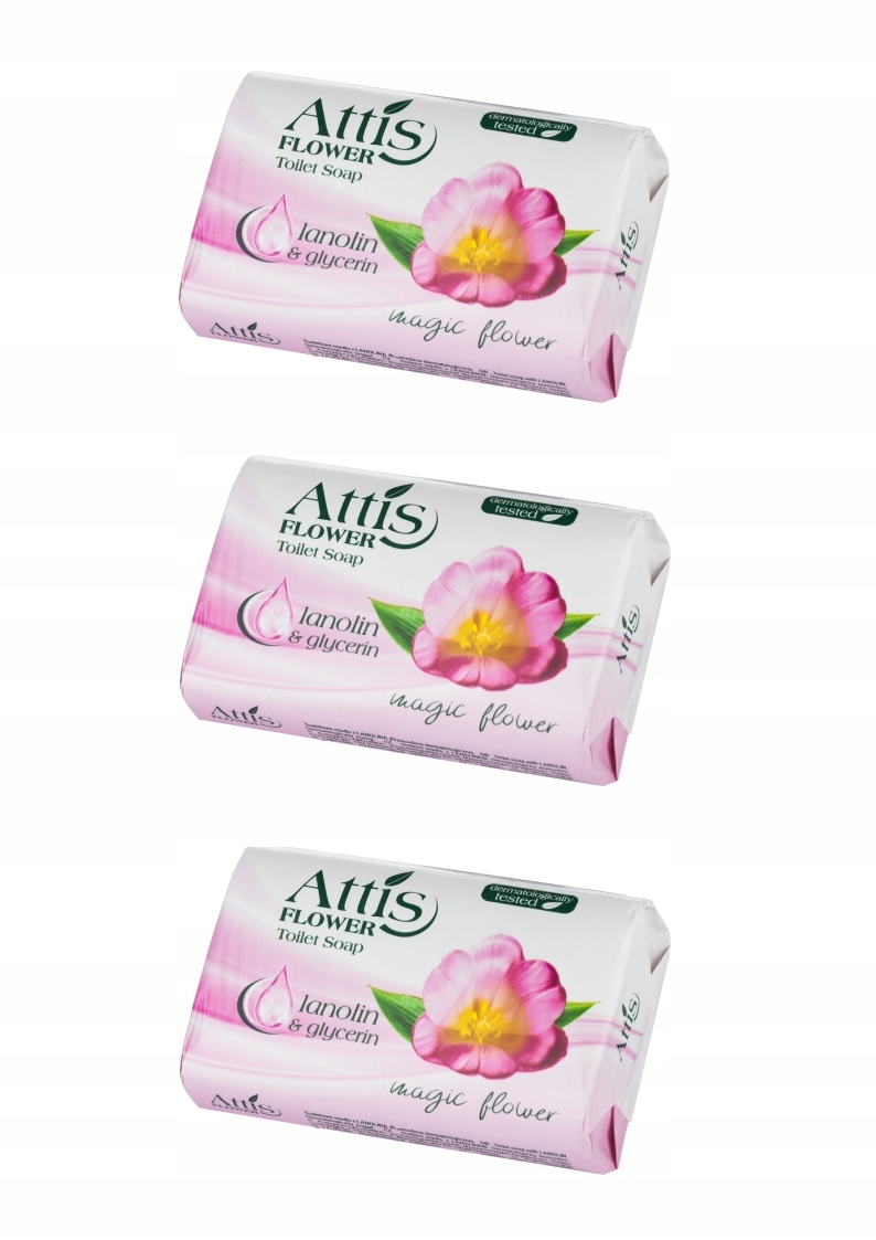 

Attis Flower Mydło kostce magic&flower 3x 100g